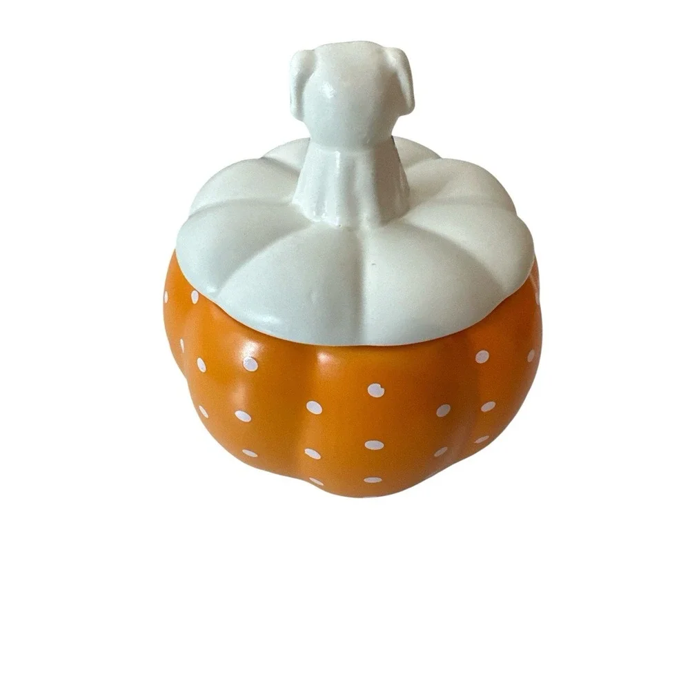 New Sand + Paws Dog Autumn Harvest Jack O'Lantern Pumpkin Candle 15 Oz Halloween